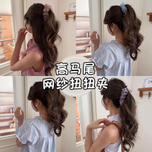 温柔法式高马尾香蕉夹发夹女高级感后脑勺盘发竖夹一字扭扭夹发卡