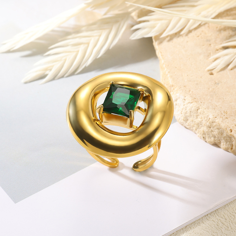 10g Weight 0.03µm-0.05µm Gold Plating Thickness PVD Coated Gold Plating Process Real Gold Plated Plating Material Artificial Diamond Inlay Material Open Rings Classification 1 Piece Quantity Casual, Daily Occasion 304 Stainless Steel Material Geometric Pattern All Seasons Season Unisex Gender IG Style, Elegant, Retro, Classic Style Style Waterproof Non Tarnish, Plating Craft PVD Coated Real Gold Plated Geometric 304 Stainless Steel IG Style Elegant Retro Waterproof Non Tarnish Open Rings 26