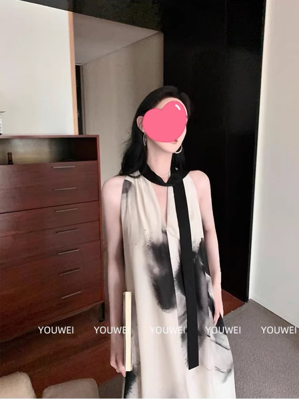 有洧Youwei 夏天巨好看连衣裙夏女2025新款海边度假高级感长裙子|undefined