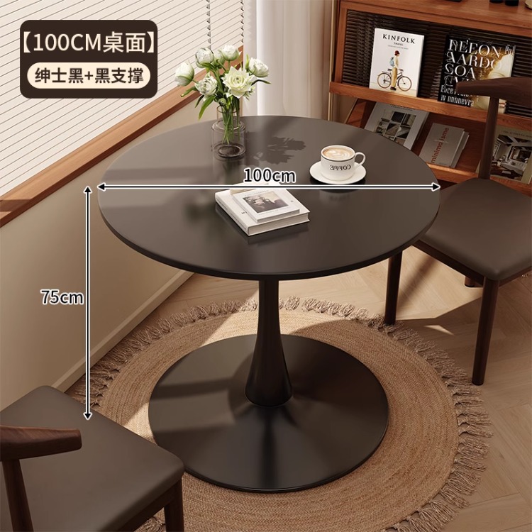Mesa de centro, mesa de negociación de ocio, combinación de mesa y silla, sala de estar, mesa lateral para el hogar, mesa de café, balcón simple de tulipanes, mesa redonda pequeña