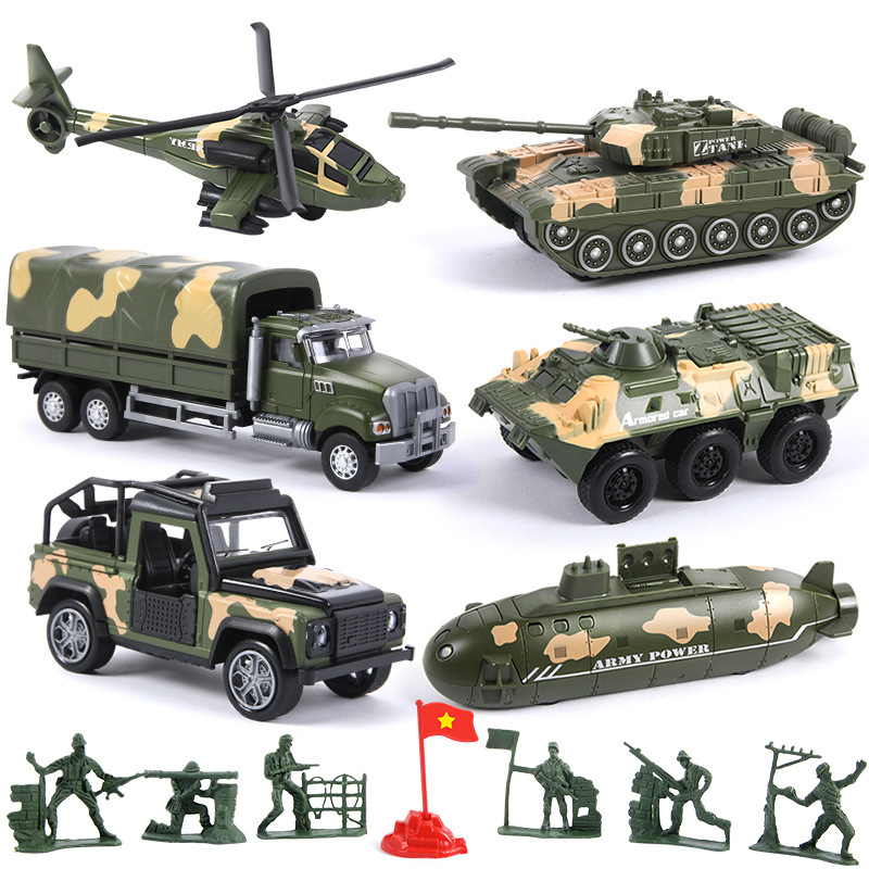 Children's toy alloy set simulation military tank pull back Armored Car aircraft model a generation of postage Children's toy alloy set simulation military tank pull back Armored Car aircraft model a generation of postage