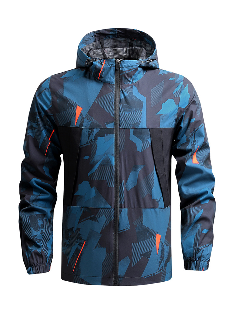 2021 Amazon chaqueta transfronteriza de primavera y otoño para hombres chaqueta casual delgada cazadora chaqueta deportiva al aire libre para hombres