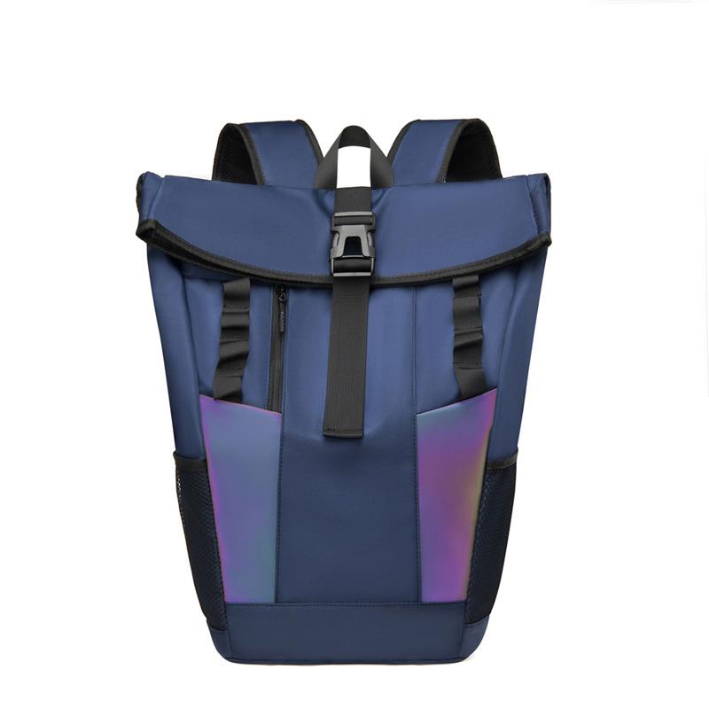 2023 nueva mochila de computadora de gran capacidad para hombres casuales moda contraste color viaje de negocios mochila antirrobo para computadora