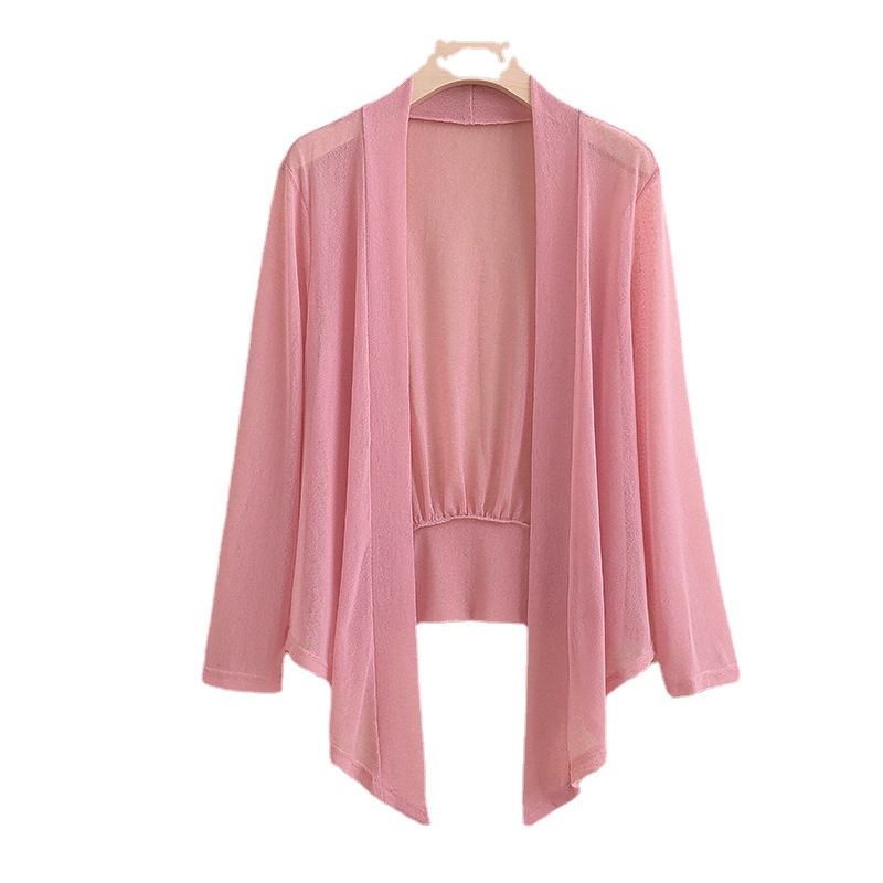 Fu Dai Yi 2260 Fashion Lace-up Two-wear Cardigan Elegant Elastic Jacket