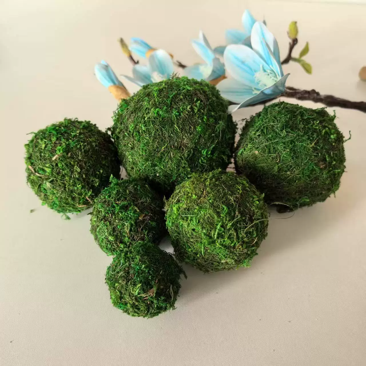 Мяч поставки Моха экспортируется в Японию и Европу Садоводство мох горшок трава мяч сушеный цветок