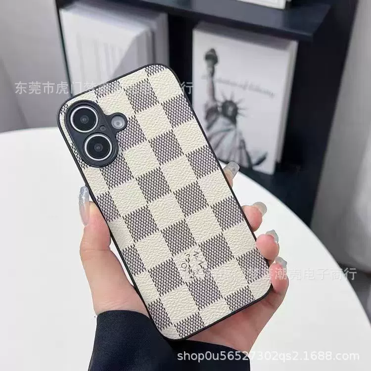 Чехол для телефона (Apple) iPhone 16, iPhone 15 Pro — классические цветочные и клетчатые узоры, тонкий 0,02 кг