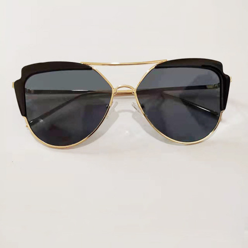 新款眉毛边金属框太阳眼镜素颜显瘦街拍时尚炫彩遮阳镜文艺护目镜