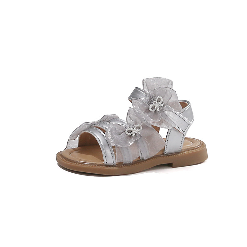 Sandalias para niños verano 2026 nueva moda de chicas zapatos princesa de moda de chicas zapatos de playa huecos de arco image 6