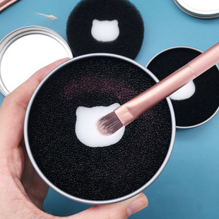 Makeup Brush Cleaning Artifact Does Not Damage Hair, Eye Shadow Brush Cleaner, Dry Cleaning Sponge, No-Wash Makeup Brush Cleaning Tool