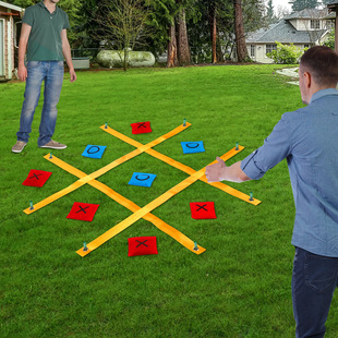 tic-tac-XO chess kindergarten outdoor indoor sports fun games early education teaching aids balance coordination training cross-border