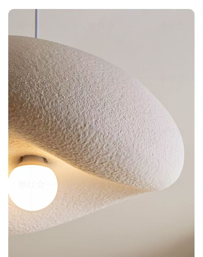 Molnformad pendellampa i japansk stil för vardagsrum_voghion.com