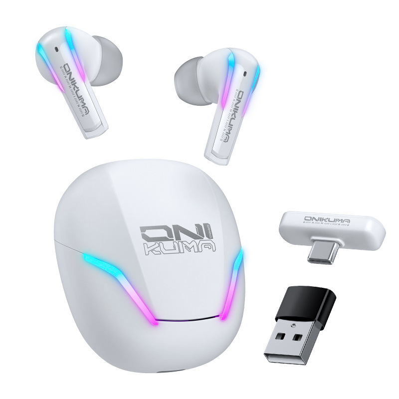 国境を越えた新しい ONIKUMA OWS 完全ワイヤレス Bluetooth ヘッドセット TWS ノイズリダクション高品質 5.3 インイヤーヘッドフォン|undefined