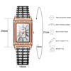 Universal dial, fashionable square quartz men's watch