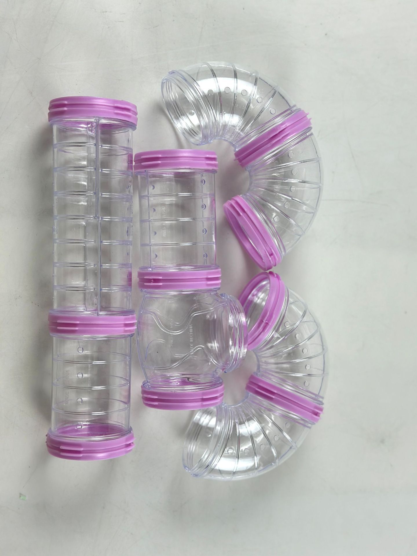 Fabricante mayorista jaula de hámster Boer transformación tubería externa DIY conjunto de tubería movimiento túnel Boer mayorista