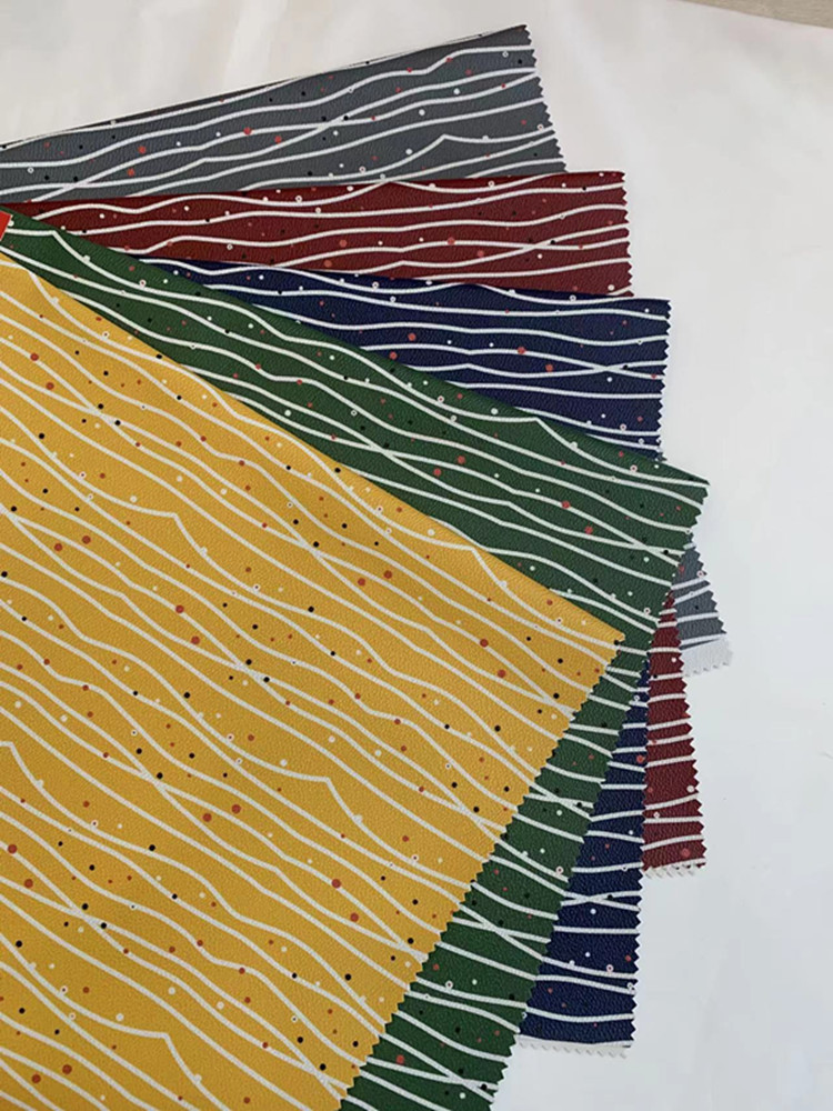 涤棉印花皮膜牛津布防污防水箱包背包收纳饭盒洗浴包面料批发DIY