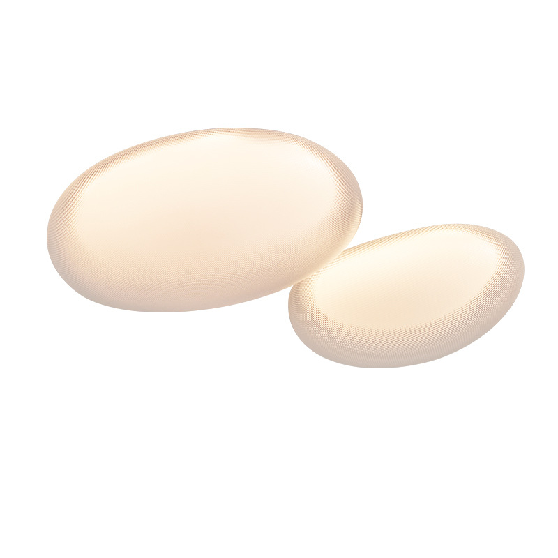 Lámpara de techo de protección ocular suspendida Sala de estar creativa redonda simple dormitorio de protección ocular moderna simple viento crema Lámparas Zhongshan