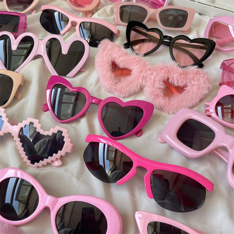 55g Weight Full Frame Glasses Structure Sunglasses Classification UV400 Protection, Resin Lens Material Square, Oval Frame, Cat Eye Glasses Style Travel, Party, Selfie Occasion Solid Color Pattern All Seasons Season Women's Gender Streetwear Style Pink Color Streetwear Solid Color UV400 Protection Resin Square Oval Frame Cat Eye Full Frame Women's Sunglasses 3