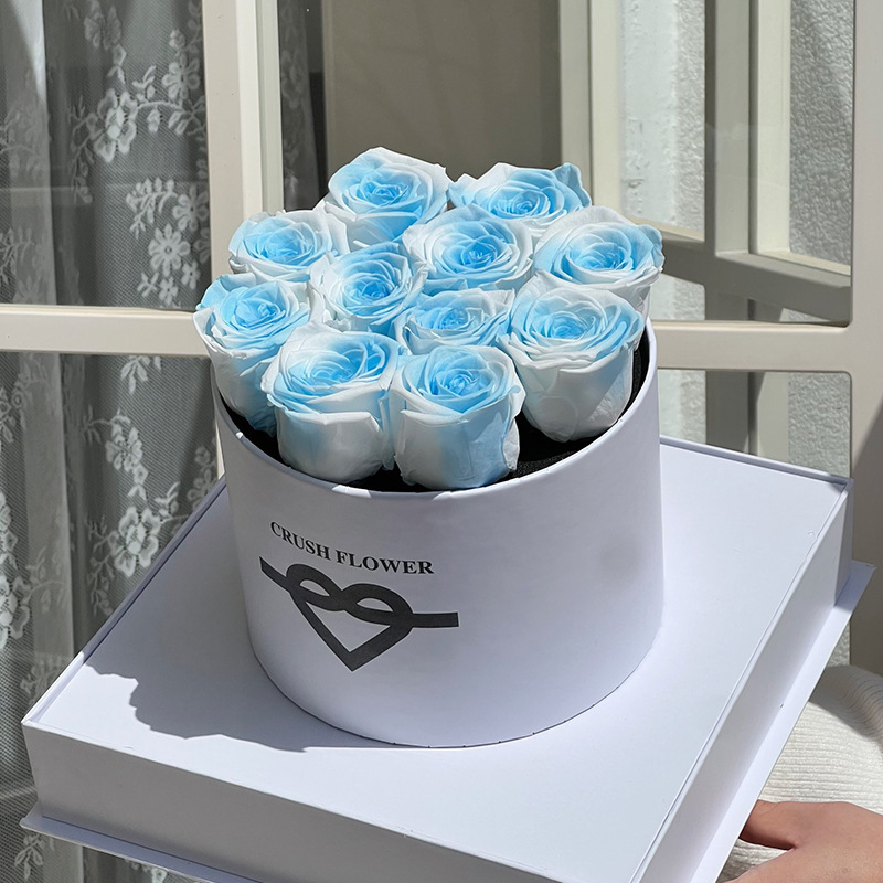 파란색과 흰색 그라디언트