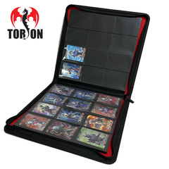 Ultraman Advanced Card Storage Bag Yu-Gi-Oh Deluxe Large Capacity Zipper Card Book PU Leather Children's Toy Card Bag