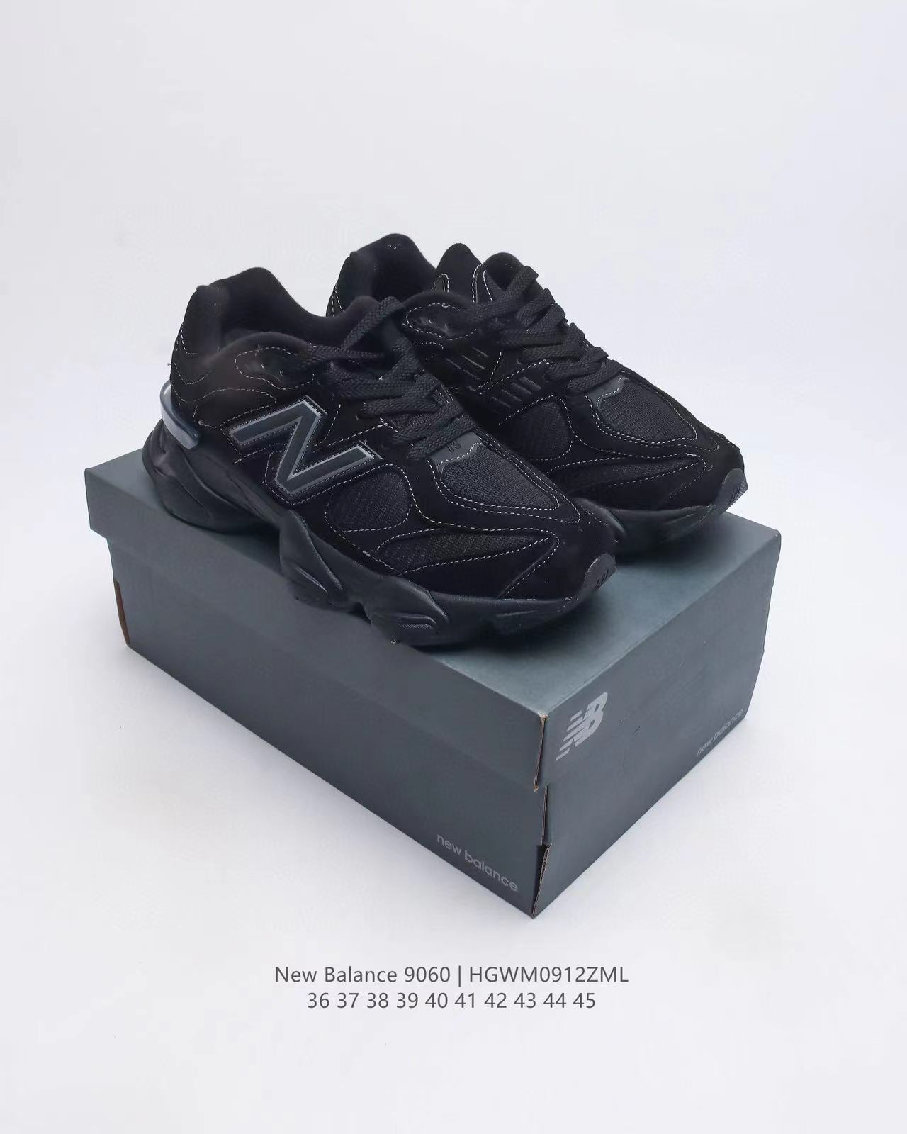 Fabricante Putian venta directa nb9060 milenio pezuña de elefante para hombres y mujeres con una base gruesa elevación deportiva de tendencia milenial para correr