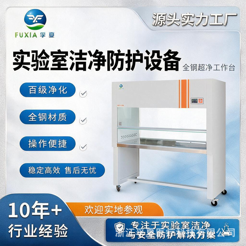 Fuxia Class 100 Purification Ultra-Clean Workbench Laboratory Clean Bench All-Steel Material Dual-Speed Fan Sw-Cj-1D Fuxia Class 100 Purification Ultra-Clean Workbench Laboratory Clean Bench All-Steel Material Dual-Speed Fan Sw-Cj-1D