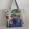 Cartoon shopping bag, capacious one-shoulder bag, Korean style