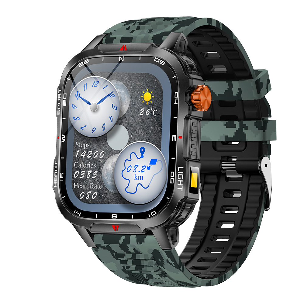 Smart Watch With Bluetooth Calling Heart Rate & Activity Tracker_voghion.com