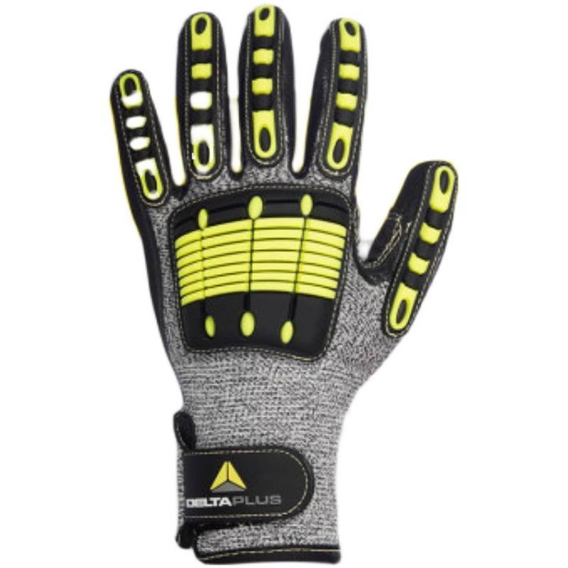 Delta 209910 guantes de protección de armadura a prueba de choque, anti-corte, anti-desgaste, anti-impacto, operación inteligente y cómoda