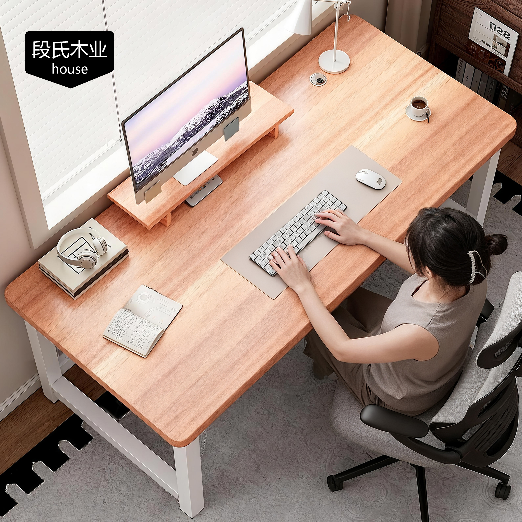 Simple Bedroom Small Apartment Computer Desk Desktop Home Writing Desk Book Double Easy to Make Long Office E-Sports