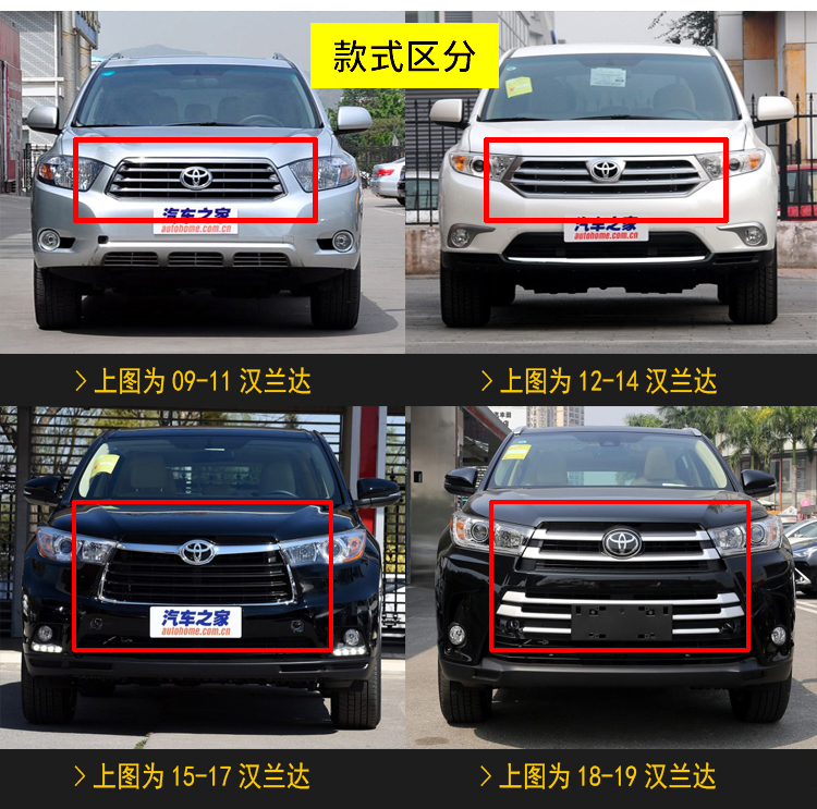 Suitable for 2009-2019 Highlander footrest welcome modification