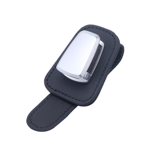 Cross-border car glasses holder, car multifunctional bill holder, creative cowhide portable sunglasses holder, universal type