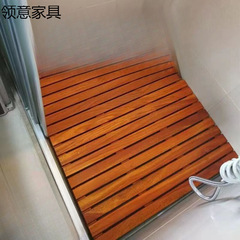 家用浴室木地板防滑木垫踏板隔水垫洗澡增高淋浴房卫生间防滑地垫