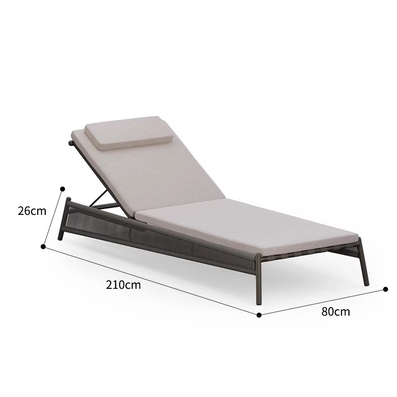 Sofá al aire libre patio jardín al aire libre terraza impermeable protección solar nórdica ocio varña balcón exterior combinación de sofá