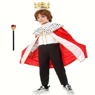 Halloween Carnival Children's Cosplay King Costume King suit Children's Stage Performance Costume
