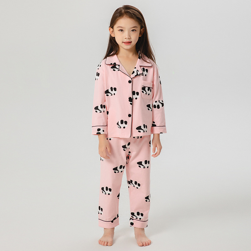 Children's Autumn Clothes, Autumn Pants, Cardigan Sets, Pajamas, Long-Sleeved Men's and Women'S, Medium and Large Kidsren's Baby Home Clothes Sets, Spring and Autumn Wholesale