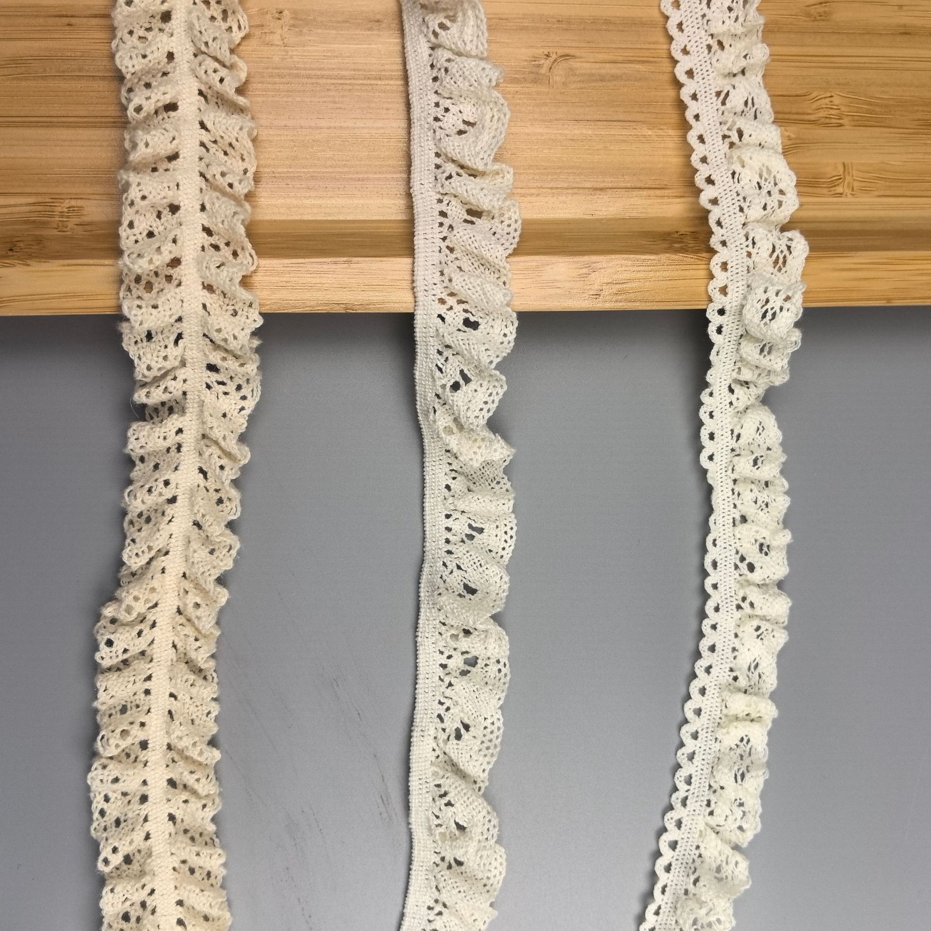 单边棉线网格弹力双边花边辅料DIY镂空布艺沙发服装配饰窗帘装饰