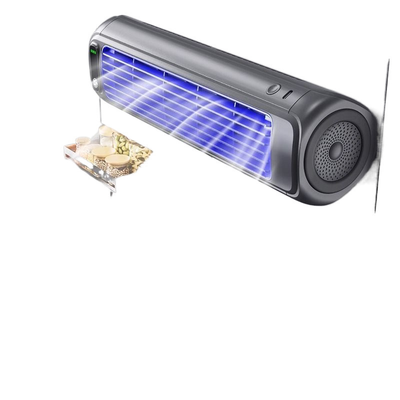Ventilador pequeño para el hogar cocina silenciosa aire acondicionado inodoro en la pared dormitorio sin perforación ventilador eléctrico de pared transfronterizo