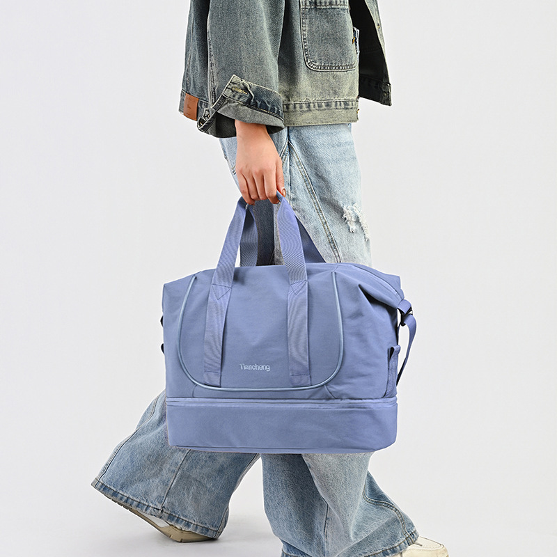 Expandable Travel Bag for Women, Ins-Style Short-Distance Travel Storage Luggage Bag, Portable Lightweight Crossbody Sports Fitness Bag Expandable Travel Bag for Women, Ins-Style Short-Distance Travel Storage Luggage Bag, Portable Lightweight Crossbody Sports Fitness Bag