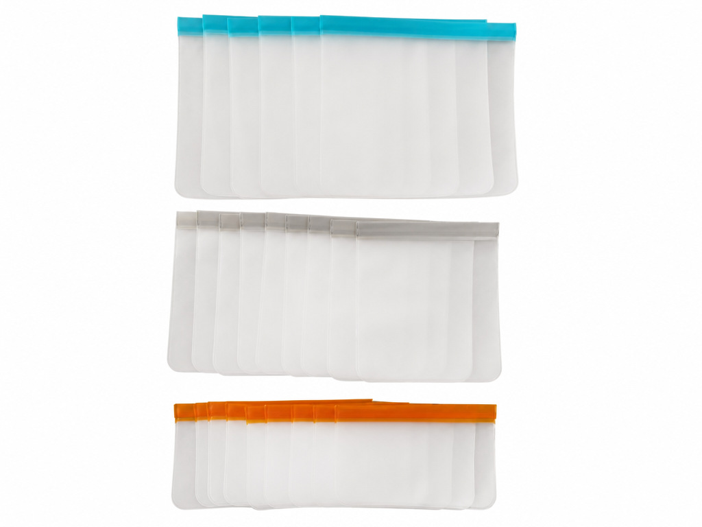 En stock al por mayor PEVA bolsa de almacenamiento de alimentos sándwich fresco-mantenimiento bolsa refrigerador snack cooler bolsa esmerilado sellado EVA