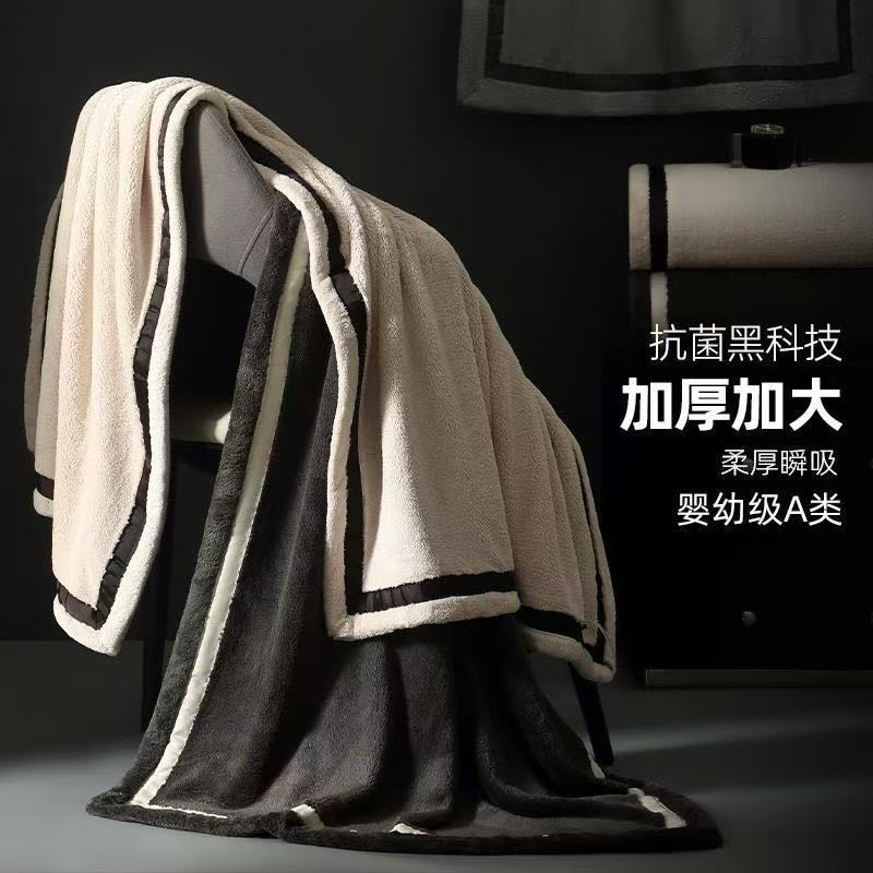 浴巾洗澡高级速乾家用比纯棉吸水加大加厚男女大人秒抗菌超强速干