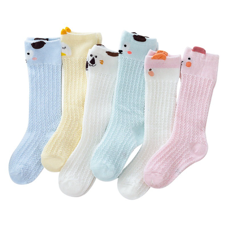 Детские носочки летние детские сетчатые ультратонкие для новорожденных малышей Mosquito Socks Princess-Гольфы из хлопка