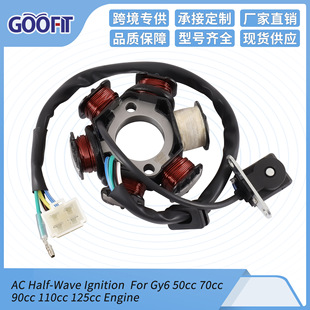 50Cc70Cc90Cc110Cc125Cc125Cc Motorcycle Stator Coil Accessories 6-Pole 5-Wire Half Wave