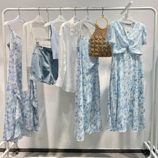 Guangzhou Shiwei Designer Brand Clearance Women's Clothing Miscellaneous Tops Dresses Pants Women's Summer Wholesale Supply