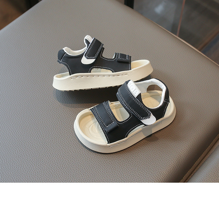 Kids Velcro Sandals Breathable Soft Sole Waterproof Summer Shoes_voghion.com