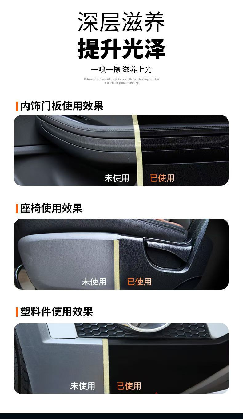 Dashboard Wax for Cars, Interior Refurbishment Agent, Plastic Restorer, Dashboard Polishing and Maintenance Wax, Wholesale