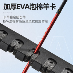 Spinning Rod Holder, Fishing Rod Rack, Display and Storage Stand, Pole Mount, Wall-Hanging Hand Rod and Spinning Rod Fish Rod Wall Mount Fixer