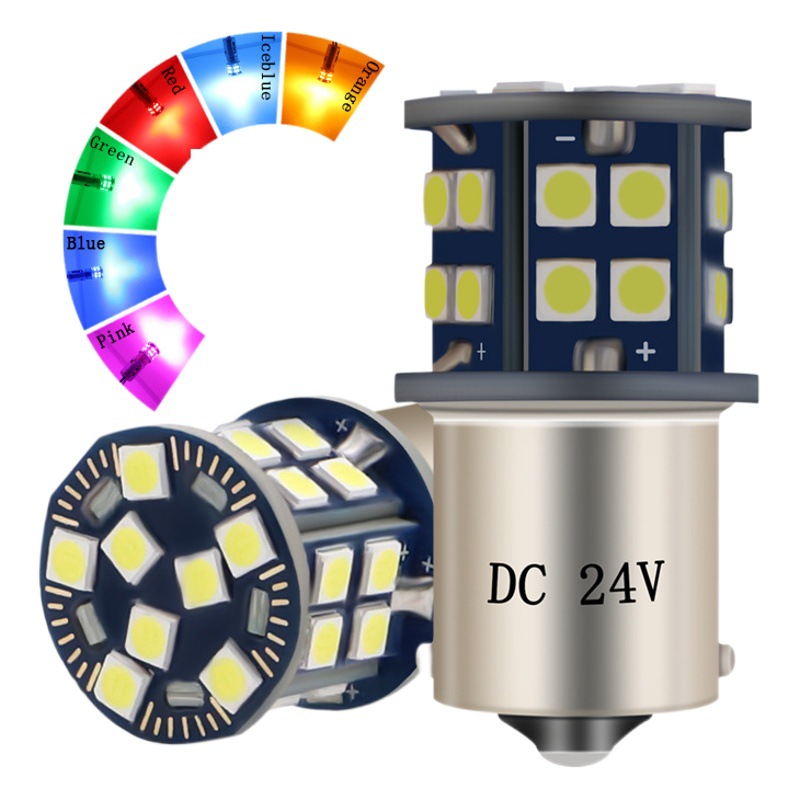 24V Truck Truck Car Led Turn Signal 1156 1157 T20 3030 28Smd Reversing Light Brake Light