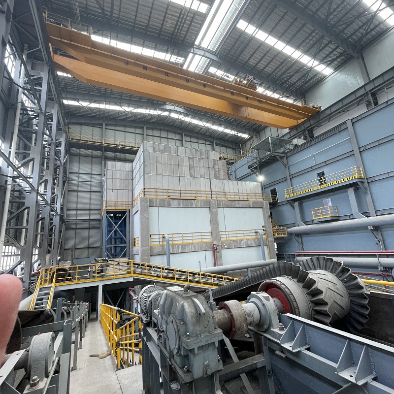 靖起QZ型垃圾吊 电动双梁抓斗桥式起重机  无人操控 技术可靠