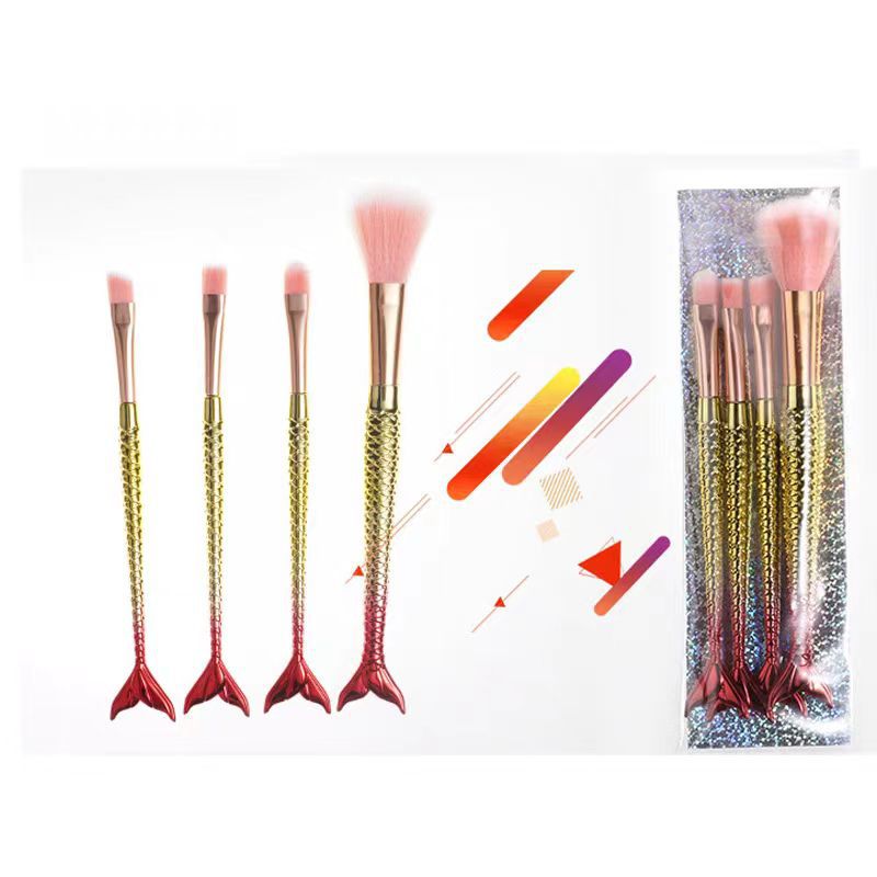 Degradado, blanco y peludo 4 paquetes