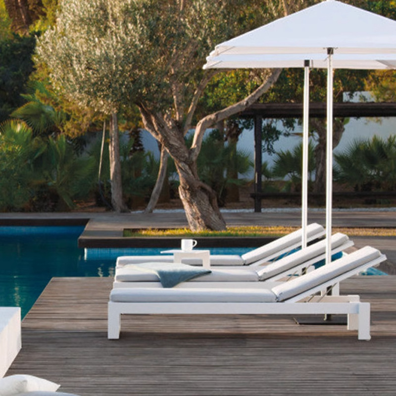 Silla al aire libre moderna hotel creativo piscina cama al aire libre villa patio jardín balcón sillón impermeable solar